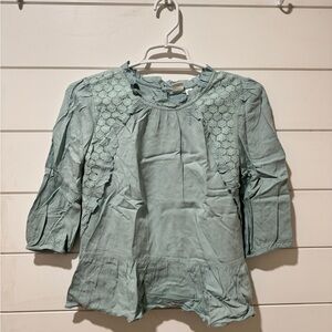 Girls Green Top